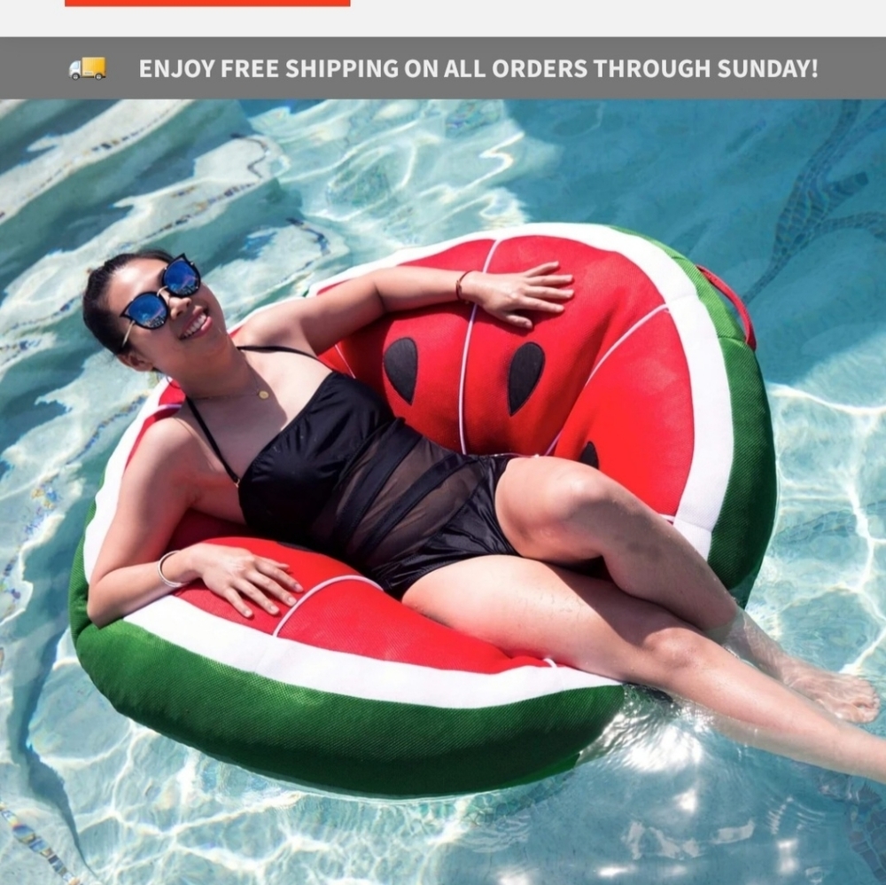 Big Joe Watermelon Beanbag Pool Float